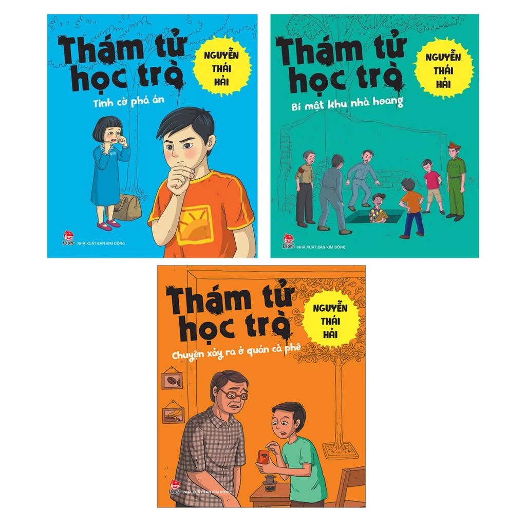 Sách NXB Kim Đồng: Combo 3 Cuốn - Thám Tử Học Trò