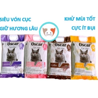 1 TẢI (6 BAO) CÁT VỆ SINH OSCAR 8L CHO MÈO ÍT BỤI,KHỬ MÙI TỐT