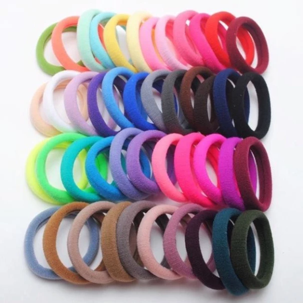 Sét 100 Dây Chun Buộc Tóc Nhiều Màu Túi Gấu Mới🍒FREESHIP🍒Chun Buộc Tóc Bản To