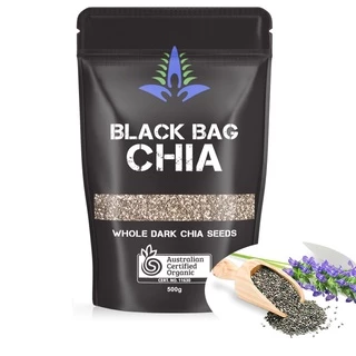 Hạt chia Úc giảm cân 500g, hạt chia đen hữu cơ TANU NUTS tốt cho bà bầu, ăn kiêng