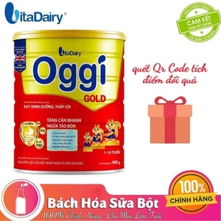 [Quét mã - Tích điểm đổi quà] Sữa bột Vitadairy Oggi Gold 900G –Dinh dưỡng cho trẻ nhẹ cân, thấp còi