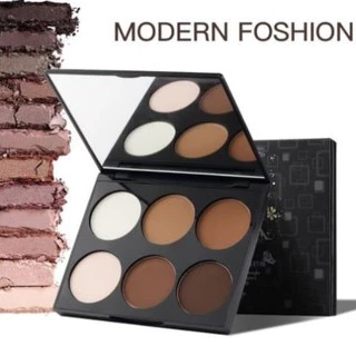 Bảng 6 ô phấn tạo khối - highlight - bắt sáng MAYCHEER MODERN FASHION NO.3050