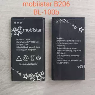 Pin mobiistar BL-100b (mobiistar B206)