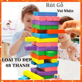 Rút gỗ màu loại to 48 thanh chất đẹp cầm cực nặng tay