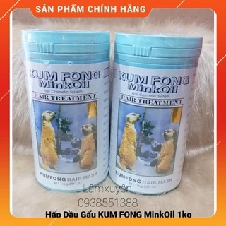 [ Giá Rẻ ] Kem ủ tóc Gấu Kum Fong Mink Oil 1000ml  😍 cải thiện tóc khô xơ , chẻ ngọn, tóc nát