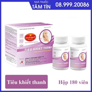 [CHÍNH HÃNG TẶNG 1 HỘP 30 VIÊN ] Viên Uống Tiêu Khiết Thanh - hộp 2 lọ 90 viên