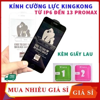 Kính cường lực KingKong cho iphone Full Màn 6 plus/7plus/8/8plus/x/xs/xs max/11/12/13/14/15 pro/max chính hãng