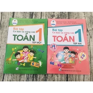 Sách - (Combo 2 tập) Bài Tập Cơ Bản Và Nâng Cao Toán Lớp 1