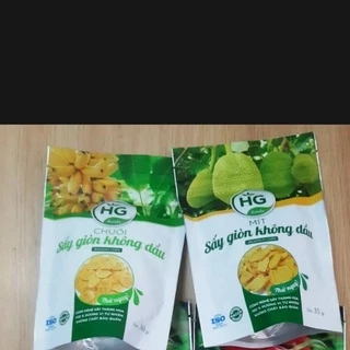 MÍT, CHUỐI SẤY GIÒN KHÔNG DẦU HG FOODS 1 BỊCH 20.000, 3 BỊCH 50.000