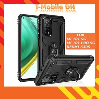 Ốp lưng Xiaomi Mi 9T 10T 11T Pro 11 Lite 10T Lite A3 chống sốc 2 lớp kèm nhẫn iring làm giá đỡ