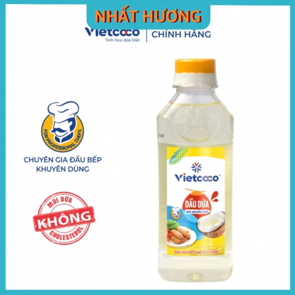 Dầu Dừa Nguyên Chất Vietcoco 250ml