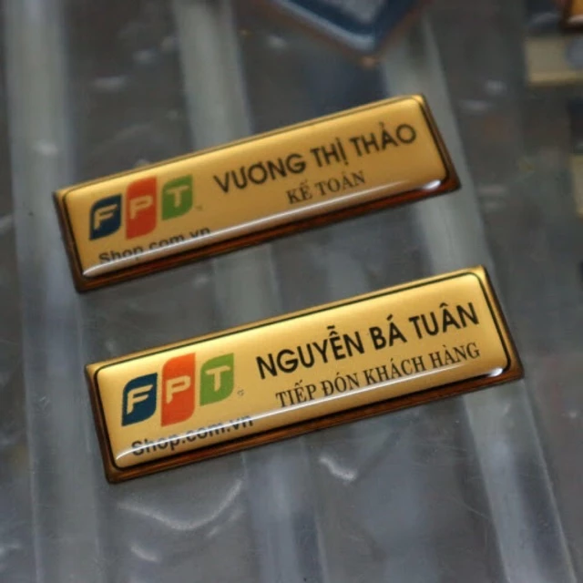 BẢNG TÊN, THẺ TÊN NHÂN VIÊN (5c)