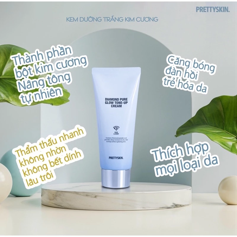 Kem dưỡng trắng nâng tone Pretty Skin