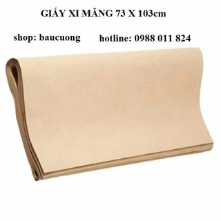 Combo 100 Tờ Giấy Xi Măng Nhật 102x73cm Loại Dày và Dai Bọc Hàng Tiêu Chuẩn