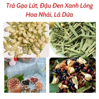 Trà Gạo Lứt, Đậu Đen Xanh Lòng Hoa Nhài, Lá Dứa - Giảm cân, đẹp da