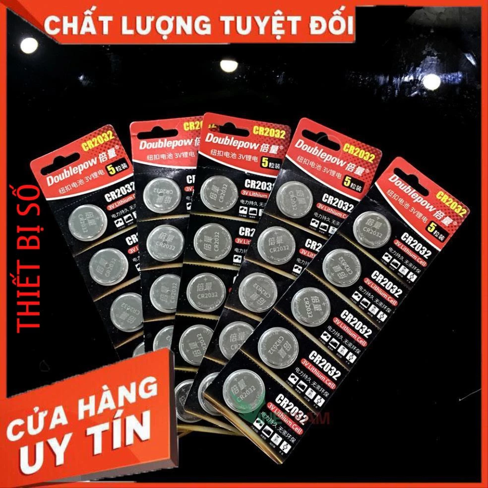 Pin Cmos Doublepow vỈ 5 viên CR2032 -dc2358