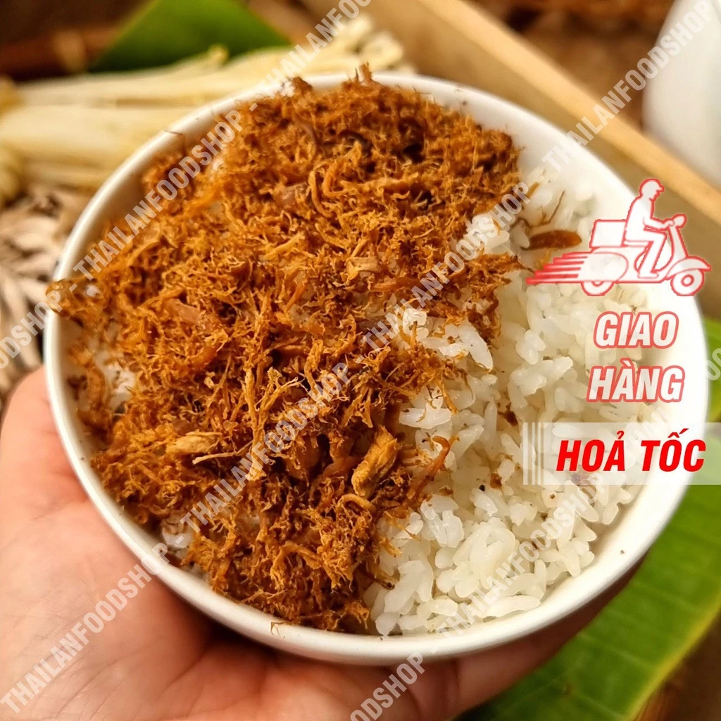 Chà Bông Nấm Hương (Ruốc Nấm Đông Cô) - Túi HCK 500Gram