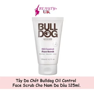 Tẩy Da Chết Bulldog Oil Control Face Scrub Cho Nam Da Dầu 125ml