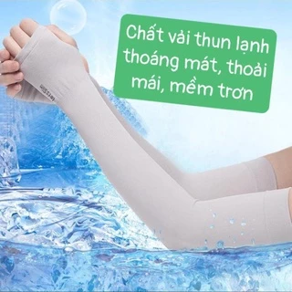 Găng tay chống nắng QT609  xỏ ngón PK Tkutrang thoáng mát💖Bao tay chống nắng Hàn Quốc Let Slim co giãn 4 chiều mềm mại