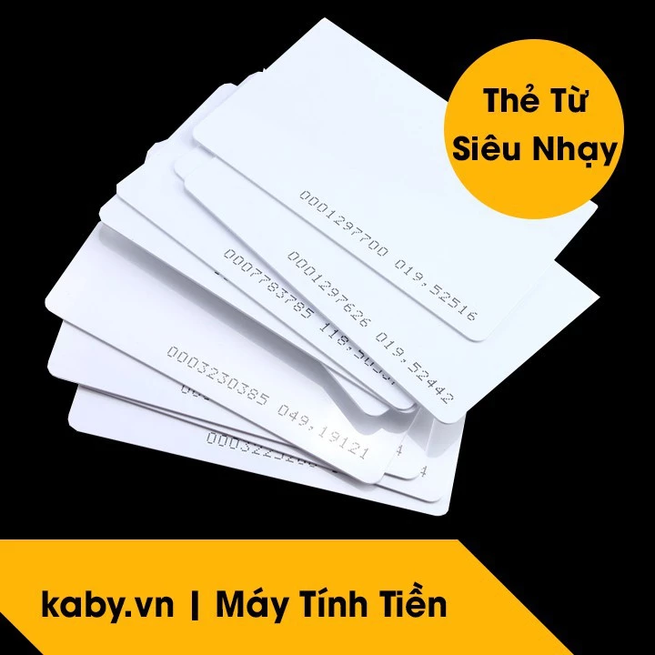 Thẻ Từ Chấm Công Nhựa