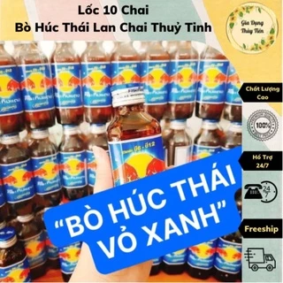 Lốc 10 Bò Húc Thái Lan Chai Thuỷ Tinh