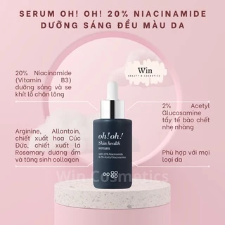 Serum Oh!Oh! Skin Health Niacinamide dưỡng sáng và đều màu da