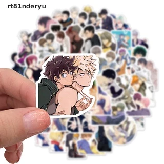 Set 50 Sticker Anime BL; yaoi rt81nderyu Nhật Bản Dán Ba Lô Laptop Ván Trượt Đồ Chơi VN