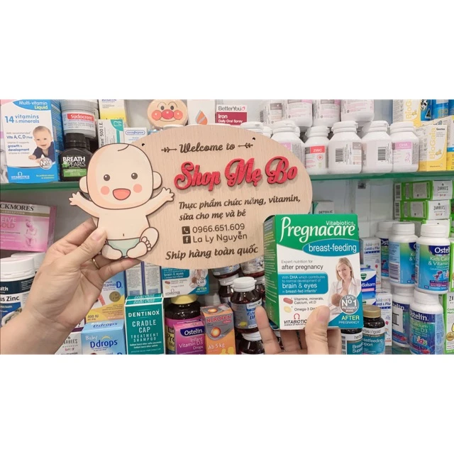 Thực phẩm bổ sung vitamin cho mẹ sau sinh Pregnacare.