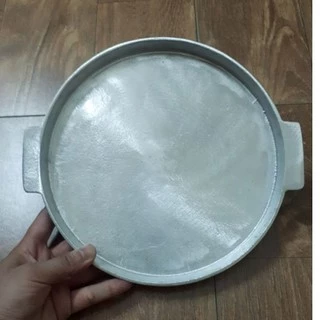 Chảo gang nướng thịt, nướng thức ăn size 23cm nông trơn