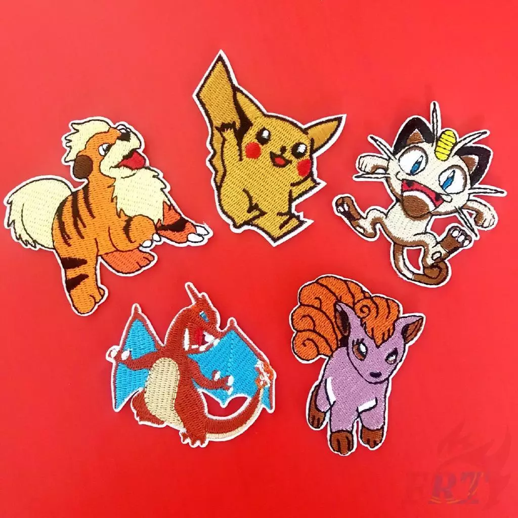 ☸ Anime：Pokemon Go Patch ☸ 1Pc Pokemon Diy Sew On Iron On Patch