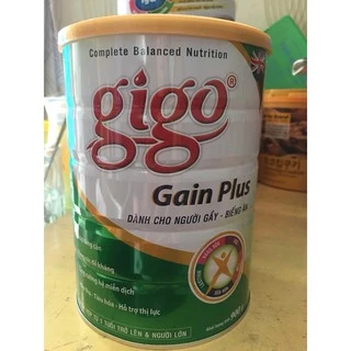 Sữa tăng cân cho người gầy, biếng ăn Gigo gain plus 900g [từ 1 tuổi trở lên]