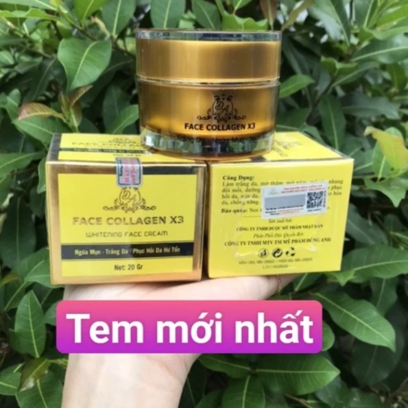 Kem face collagen x3 chính hãng