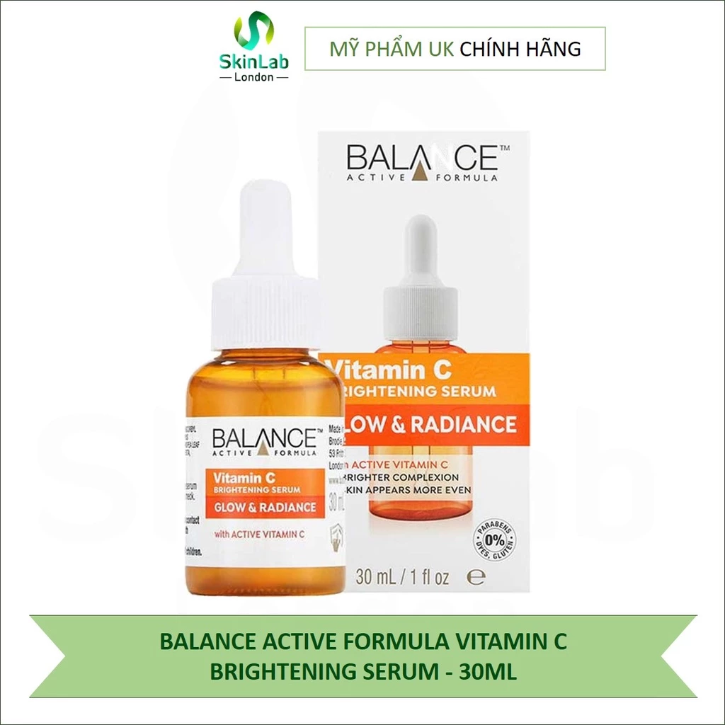 Serum Dưỡng Trắng BALANCE ACTIVE FORMULA VITAMIN C BRIGHTENING SERUM - 30ML (BILL Anh)