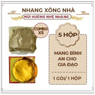 Combo 5 Hộp Nhang Xông Gói Mang Bình An Cho Gia Đạo Nhang Đèn Thiên Lộc