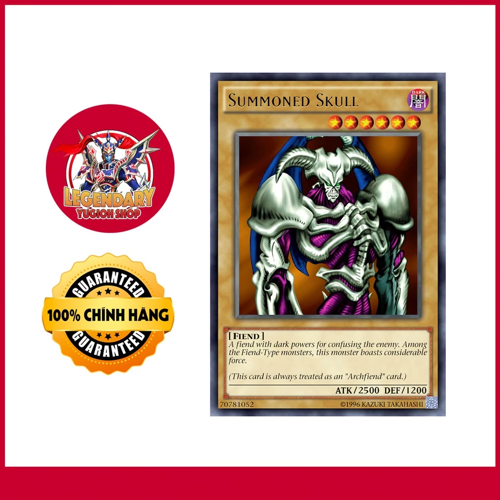 [Thẻ Bài Yugioh Chính Hãng] Summoned Skull - Triệu Hồi Demon Art Gốc