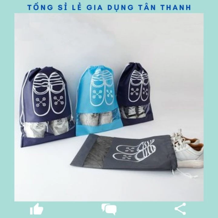 Túi đựng giày dép tiện lợi - chống bụi - chống nước - Size To - tiện lợi đi du lịch