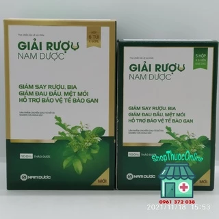 Giải rượu Nam Dược - Giúp giảm say rượu, giảm ngộ độc rượu