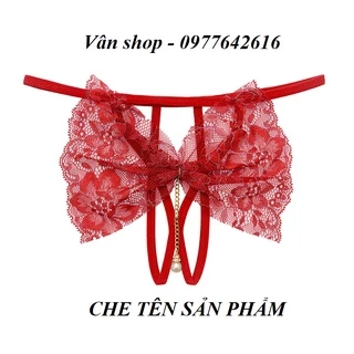 Quần lọt khe nữ ren sexy - Quần lót lọt khe nữ xẻ dáy C40