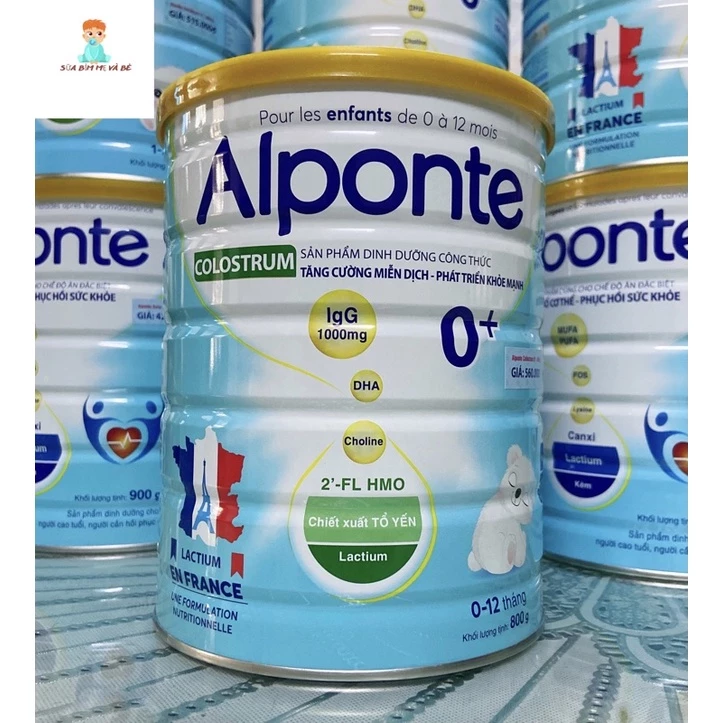 Sữa bột Alponte Colostrum 0+ 800g (date mới)