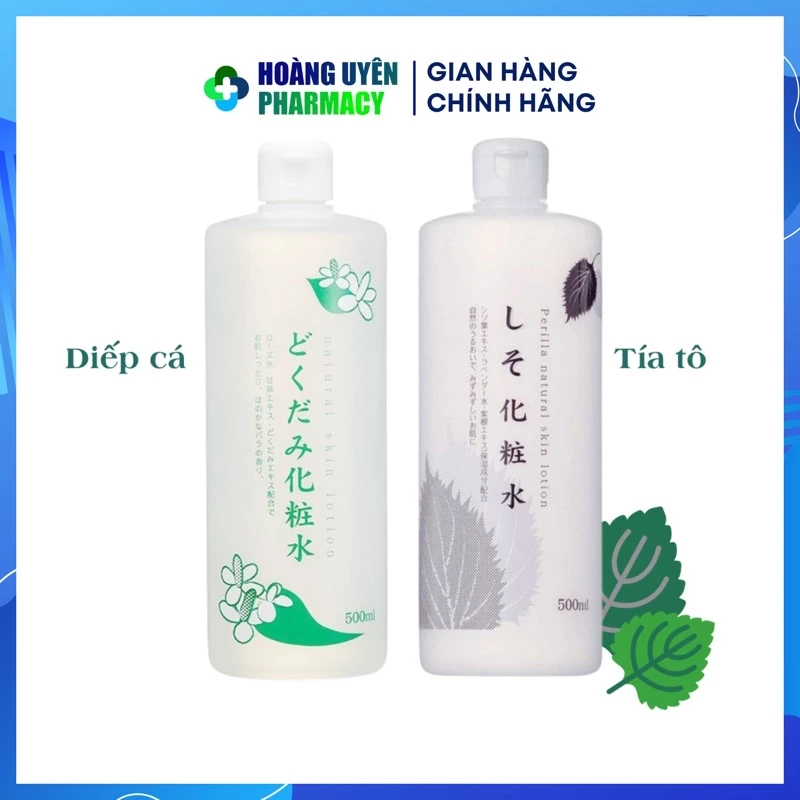 Toner diếp cá/ tía tô Nhật Dokudami Natural Skin Lotion