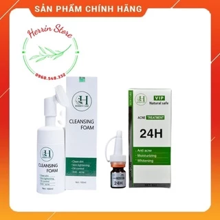 Bộ Đôi Sữa Rửa Mặt Và Tinh Chất 24h