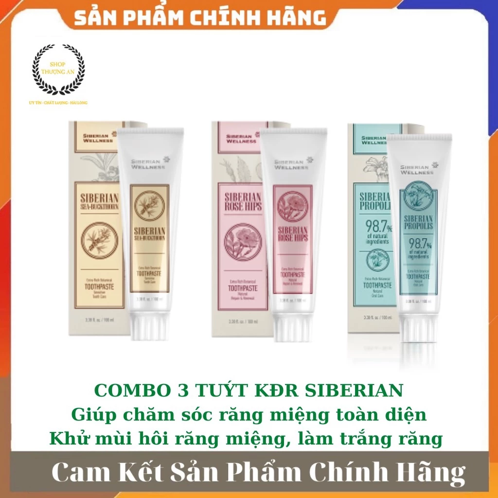 Kem đánh răng thảo dược Siberian, Hỗ trợ hạn chế hôi miệng, giúp chăm sóc răng miệng toàn diện