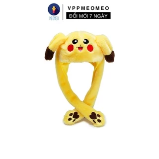 Mũ Nón Tai Giật TikTok Pikachu Cao Cấp