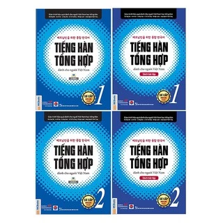 Sách - Tiếng Hàn Tổng Hợp Dành Cho Người Việt Nam Sơ Cấp 1,2 (Combo/Lẻ) Tặng Kèm Bookmark