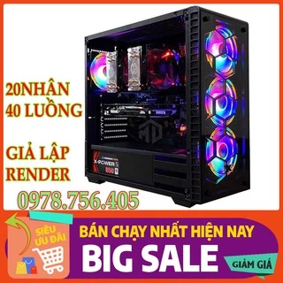 Thùng PC GAMING DUAL XEON Chuyên Giả Lập_ Nox _ LD Player _ Render