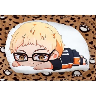 Gối ôm gối ngủ chibi in 2 mặt Tsukishima haikyuu