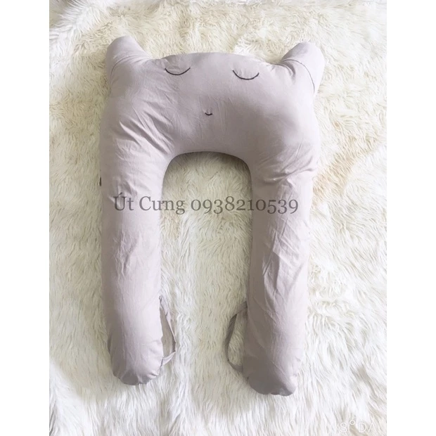 Gối ôm chữ U đa năng cho bé( hàng cao cấp) size 0-6m