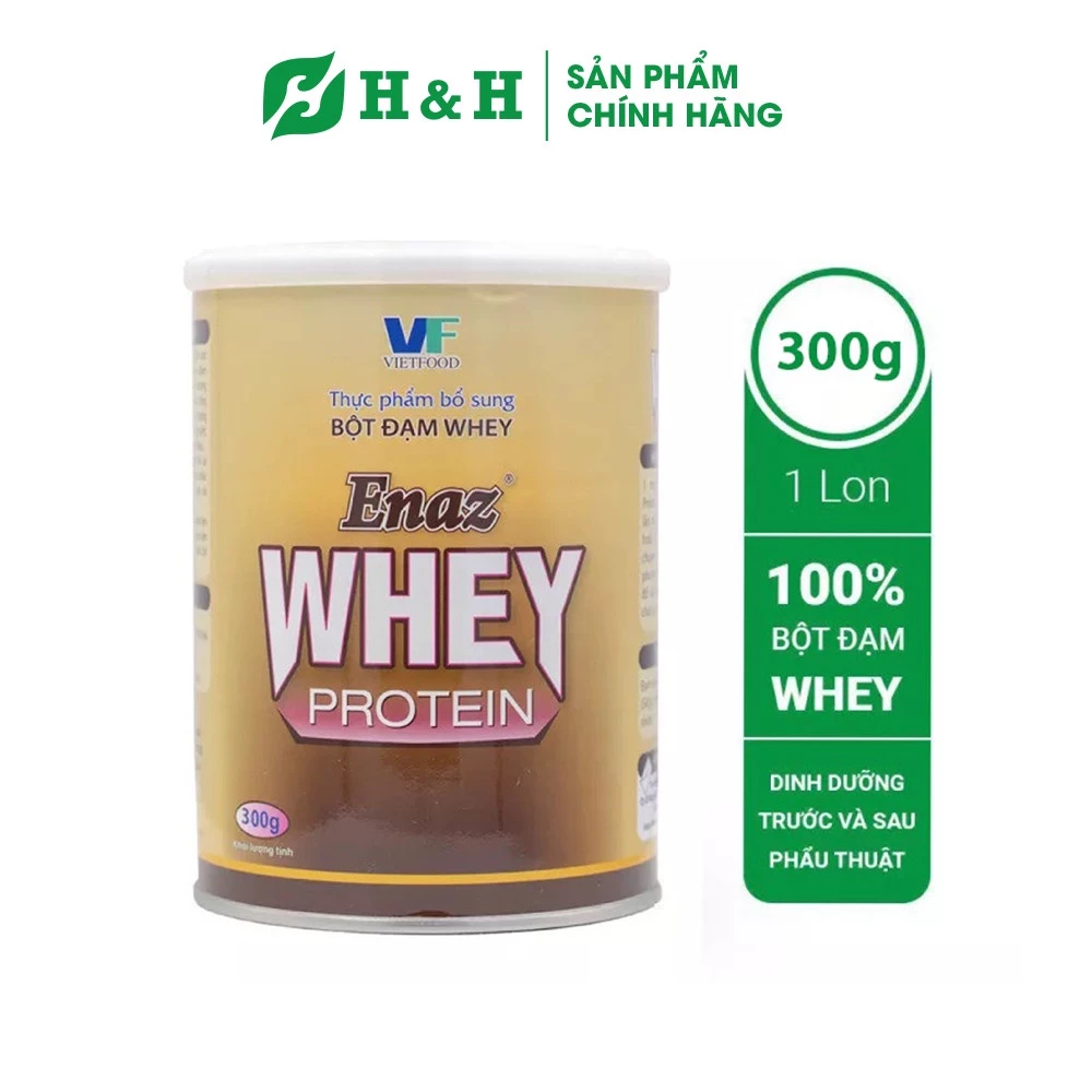 Bột Enaz Whey Protein bổ sung chất đạm cho người suy kiệt, ăn uống kém - 300g