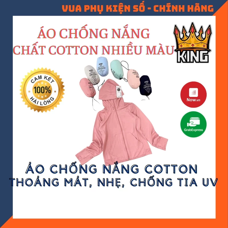 Áo chống nắng siêu thoáng màu sắc cho ngày hè siêu chất lương