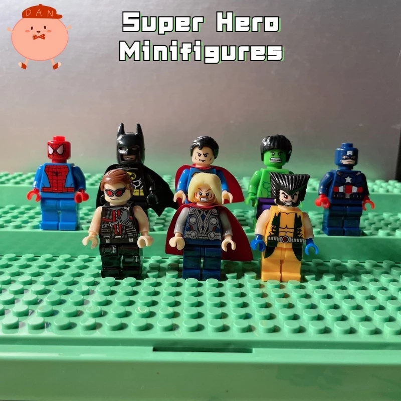 Mô hình đồ chơi lắp ráp hình nhân vật siêu anh hùng